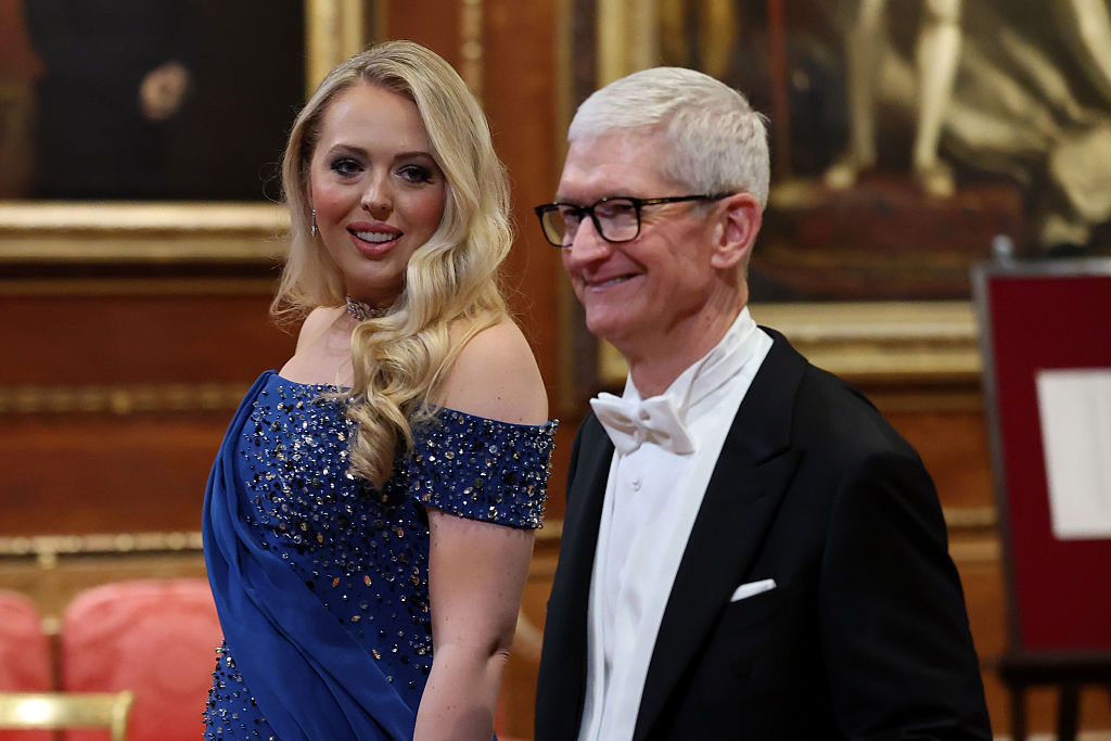 GettyImages 2235427420 Tim Cook, Sam Altman, and more attend Trump's UK state banquet