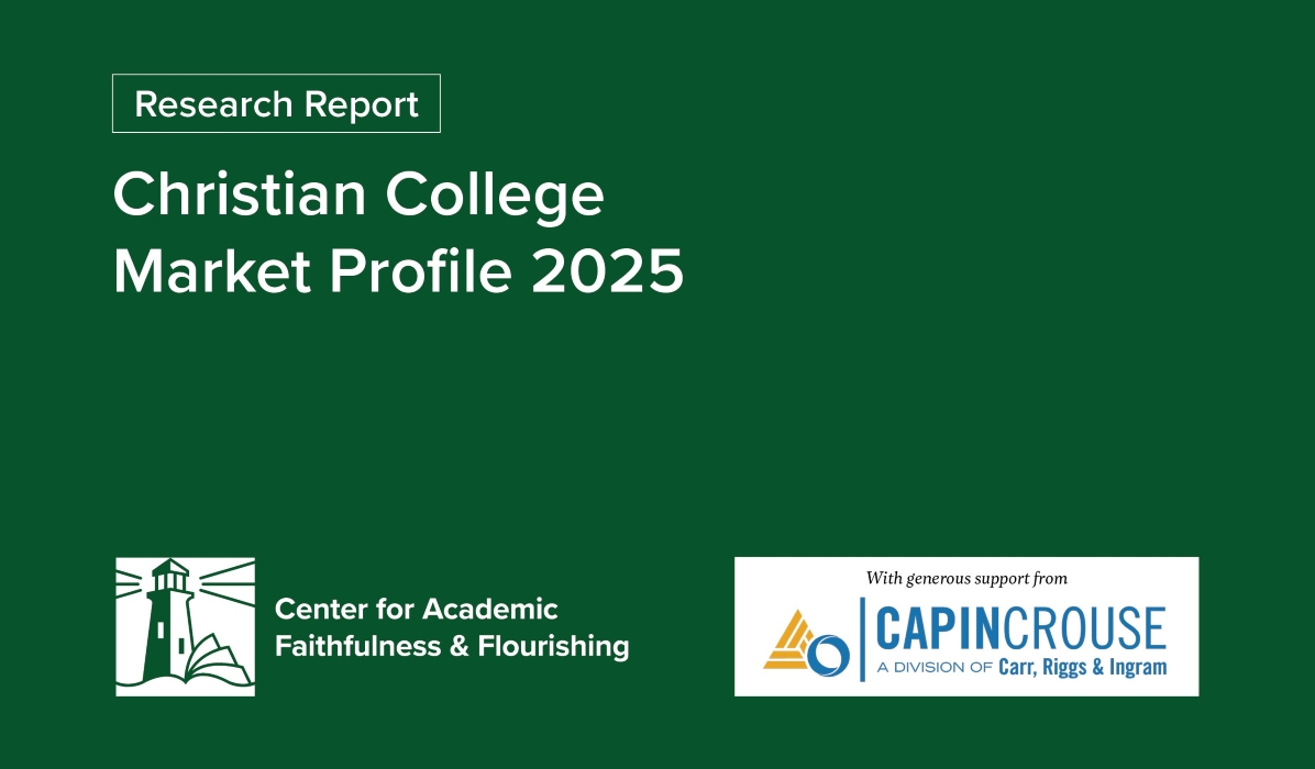 Market Profile Report Cover For Press Release New study finds families want faithful colleges