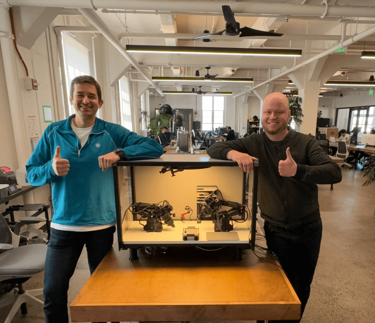 MicroFactory Cofounders Victor Petrenko and Igor Kulakov This $30M startup built a dog crate-sized robot factory that learns by watching humans