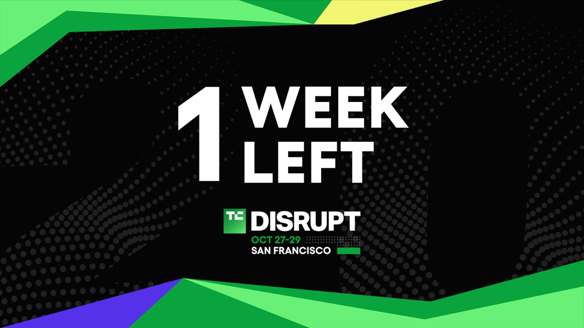 TC25 1Week 16X9 Dark One week left to save up to $668 for Disrupt 2025 passes