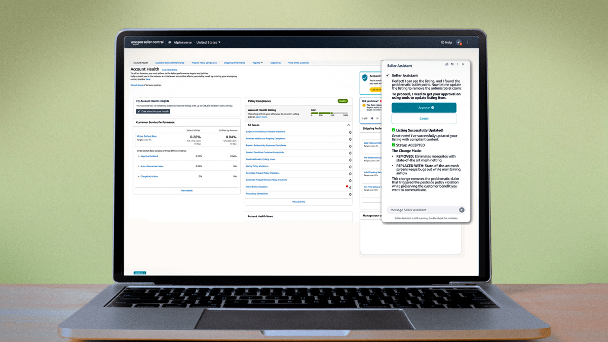 amazon seller assistanr Amazon launches AI agent to help sellers complete tasks and manage their businesses