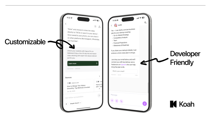 mobile Koah raises $5M to bring ads into AI apps