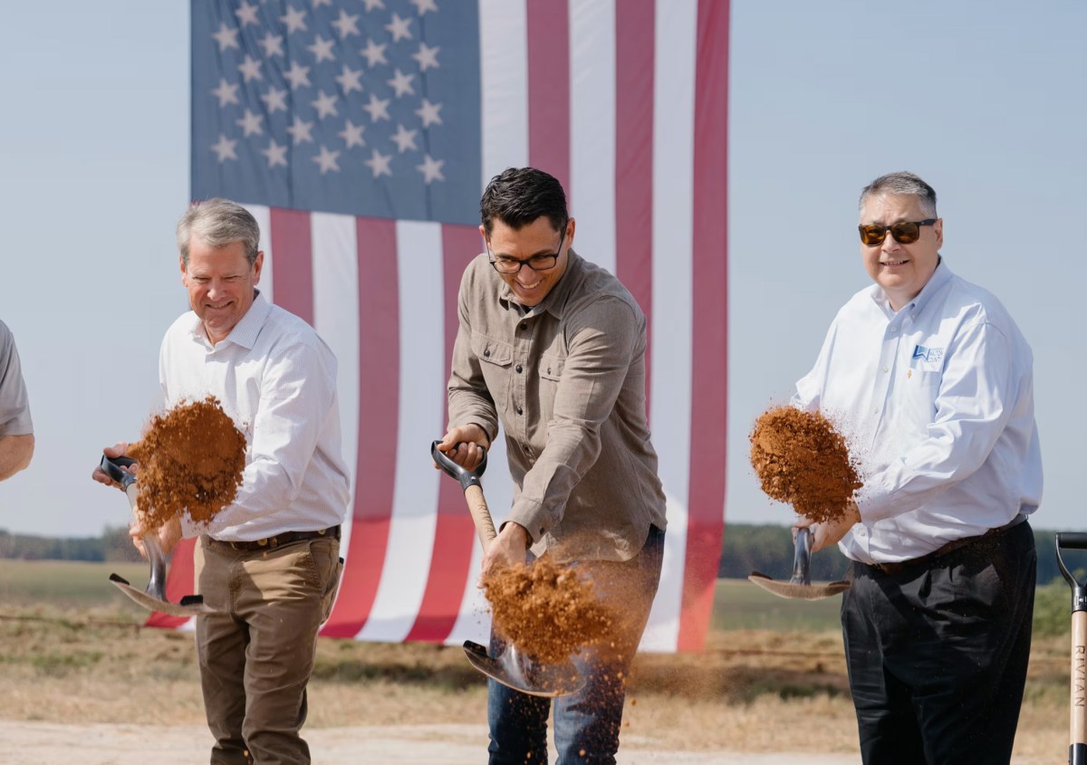 rivian groundbreaking Rivian breaks ground on $5B Georgia factory ahead of construction in 2026