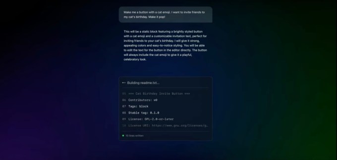 WordPress shows off Telex, its experimental AI development tool telex WordPress shows off Telex, its experimental AI development tool