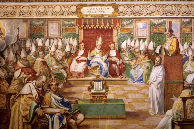 webRNS Council Nicaea1 The Council of Nicaea forbade kneeling during the Sunday Eucharist