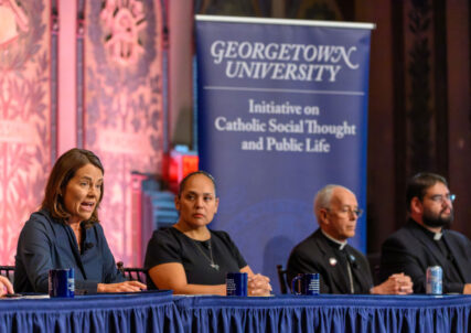 Catholic bishops call immigration crackdown a 'category 4 storm' webRNS Georgetown roundtable 20250912 Catholic bishops call immigration crackdown a 'category 4 storm'
