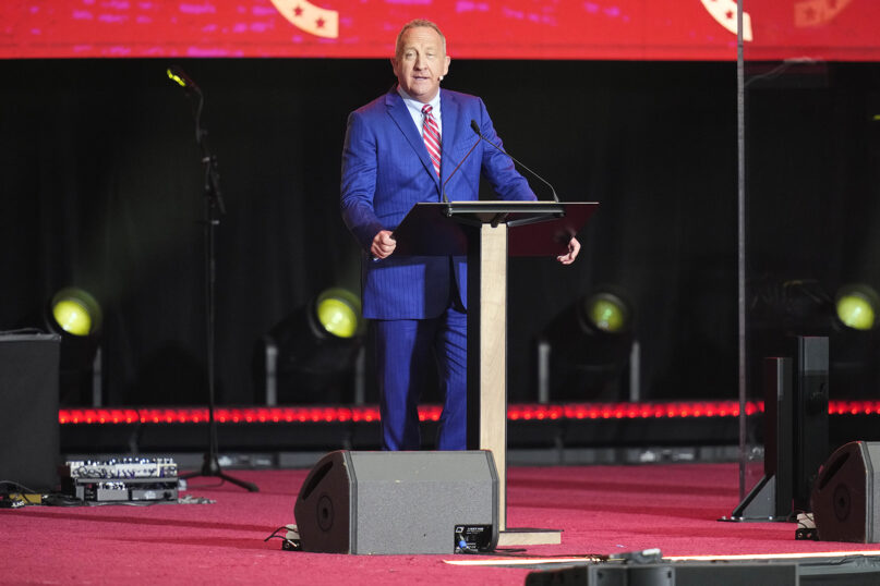webRNS Kirk Memorial2 092225 What gospel was preached at Charlie Kirk’s memorial service?