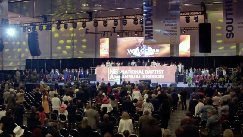 National Baptists feature first woman preacher at evening service in annual meeting webRNS NBCUSA Women2 National Baptists feature first woman preacher at evening service in annual meeting