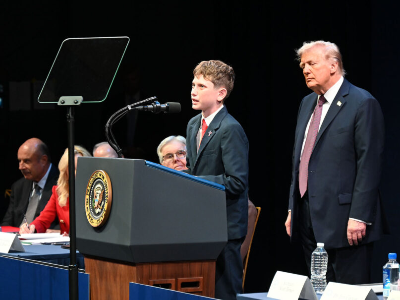 At public hearing of White House religion panel, Trump rails against anti-Christian bias webRNS Trump Religious Freedom4 At public hearing of White House religion panel, Trump rails against anti-Christian bias