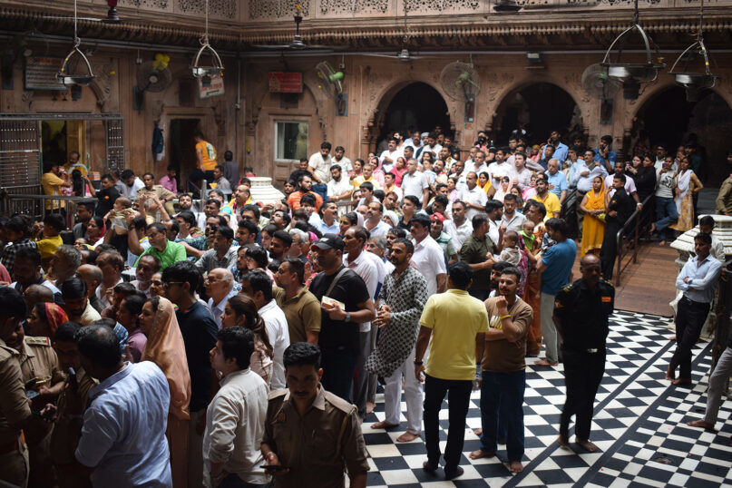 Devotees of Krishna bridle at updates to India's ancient pilgrimage town webRNS Vrindavan Temple2 Devotees of Krishna bridle at updates to India's ancient pilgrimage town