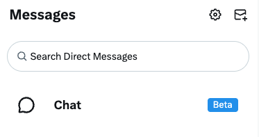 x chat menu X is now offering me end-to-end encrypted chat. You probably shouldn't trust it yet.