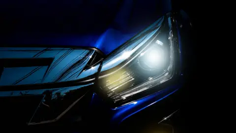 Car headlights to be reviewed after drivers complain of being 'blinded' at night Getty Images Close-up of an LED headlight shining in the dark with a blue-white glow