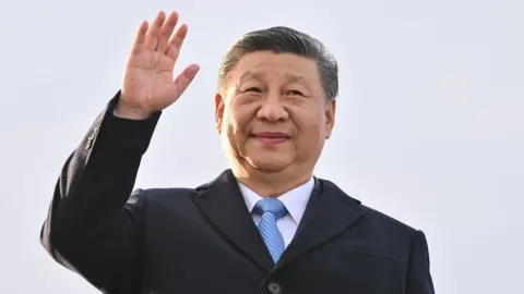 How China's Five Year Plans have changed the world Grigory Sysoev/RIA Novosti/Pool/Anadolu via Getty Images President of the People's Republic of China Xi Jinping arrives for an official visit to attend the celebrations to mark the 80th anniversary of Russia's Victory in the Great Patriotic War of 1941-1945, in Moscow, Russia on May 7, 2025