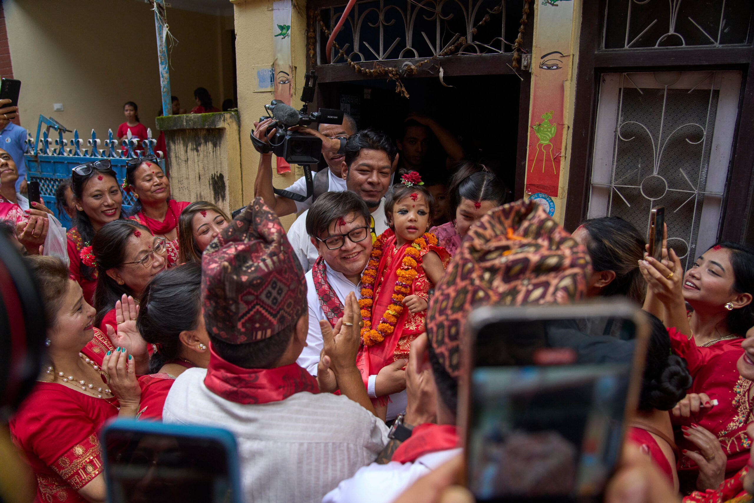 main 58 scaled Nepal chooses a 2-year-old girl as new living goddess worshipped by both Hindus and Buddhists