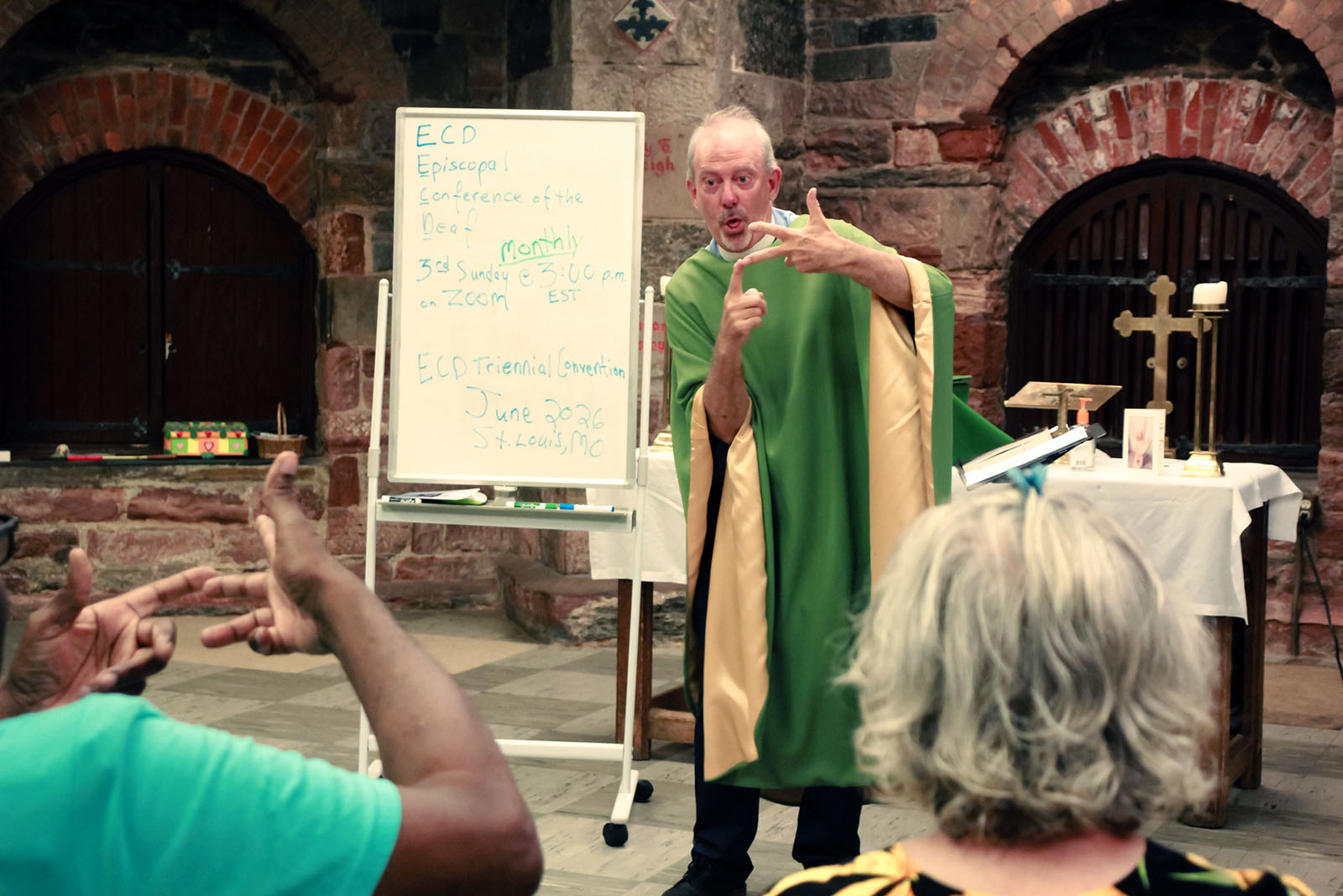 webRNS Deaf Church1 Welcoming new pastor, historic Deaf church looks to revive fortunes by offering connection