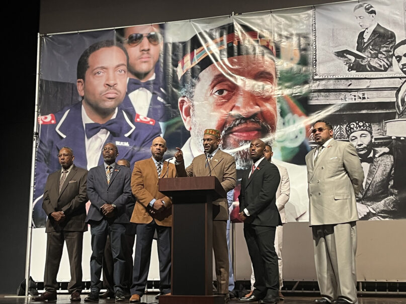 In Newark, a Nation of Islam heir speaks against war in Gaza, Trump webRNS Muslim Leadership1 In Newark, a Nation of Islam heir speaks against war in Gaza, Trump