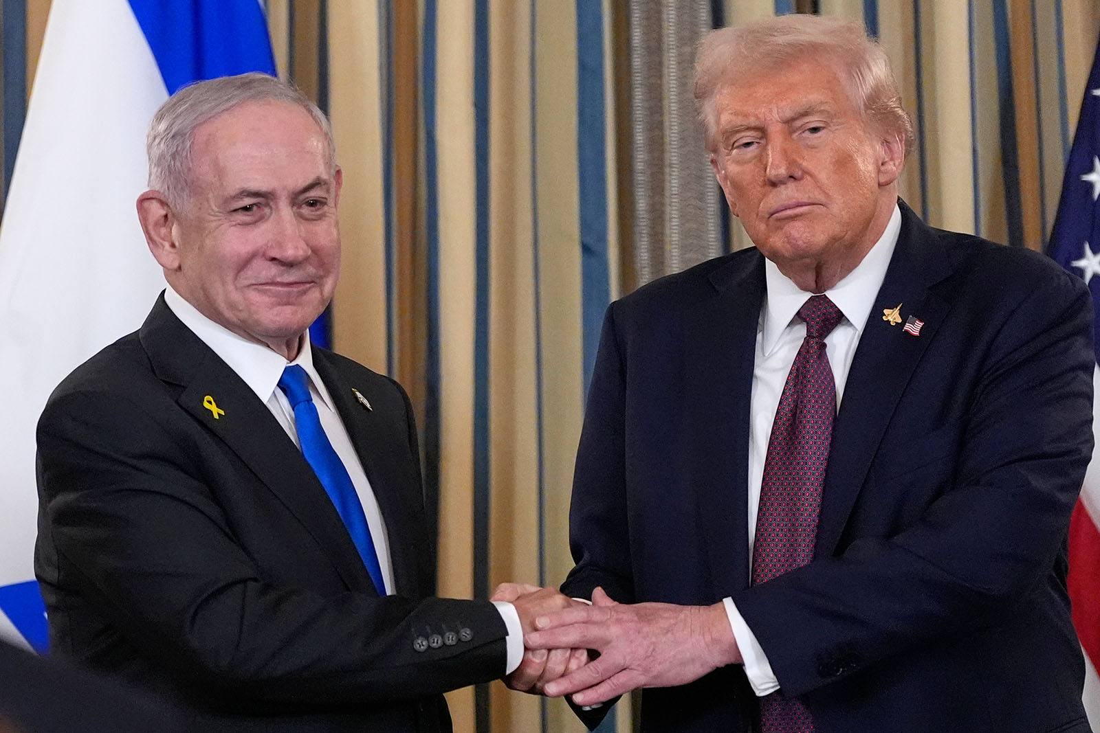 webRNS Netanyahu Trump1 Israelis hope Trump’s Gaza plan will work, but they’re skeptical