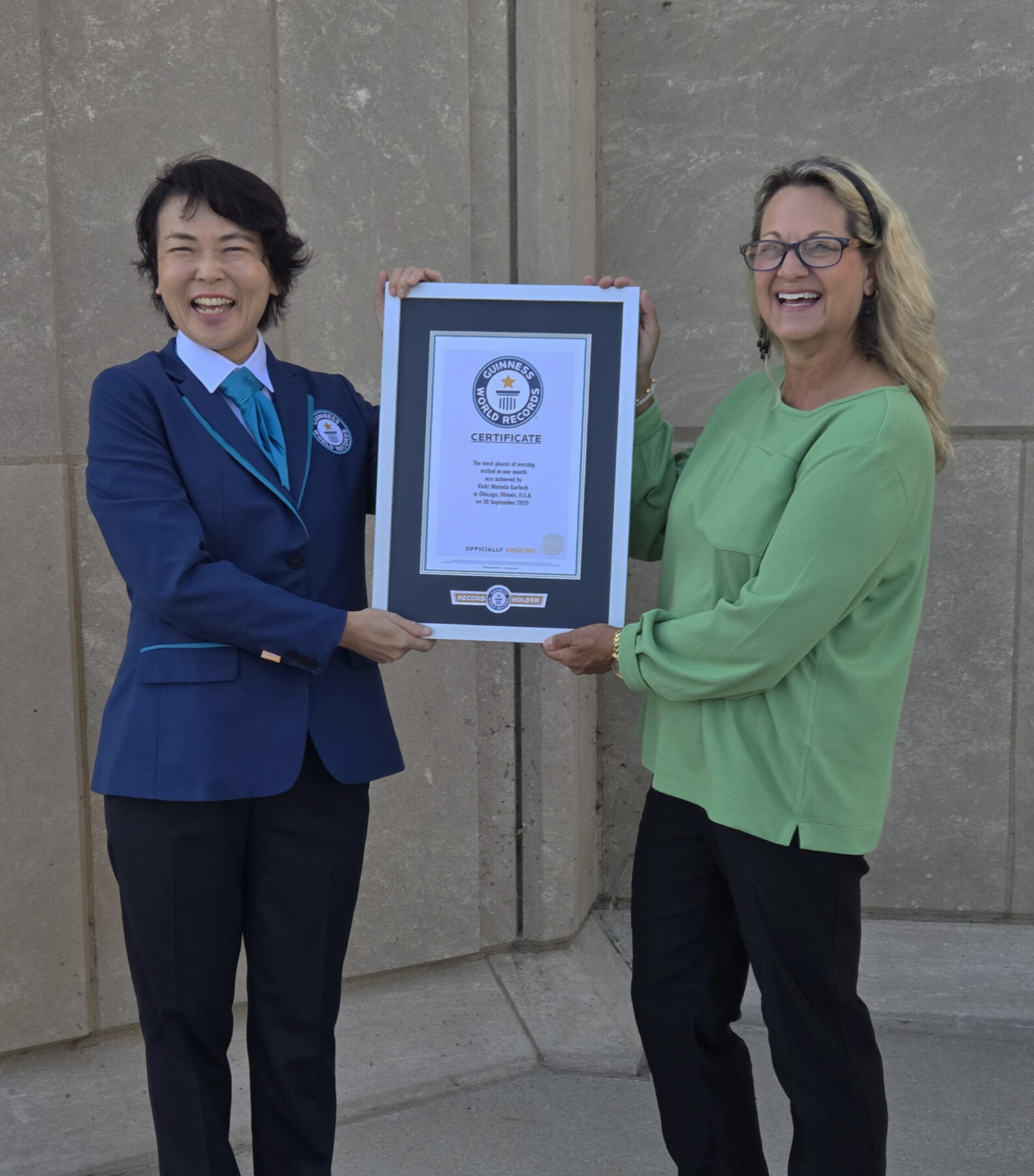 Guinness Award 6 scaled e1763479810369 Interfaith educator earns Guinness World Record title for most places of worship visited in one month
