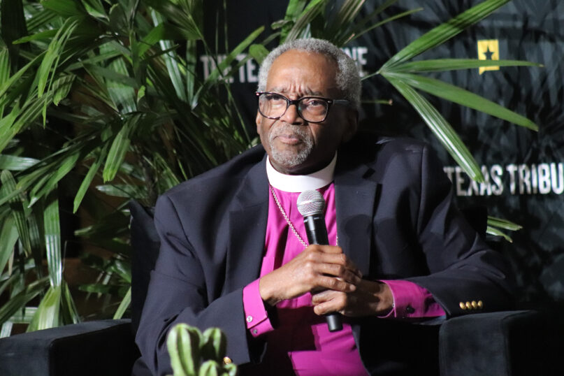 RNS Curry Panel1 Episcopal Bishop Michael Curry prays for Trump, mulls what’s next