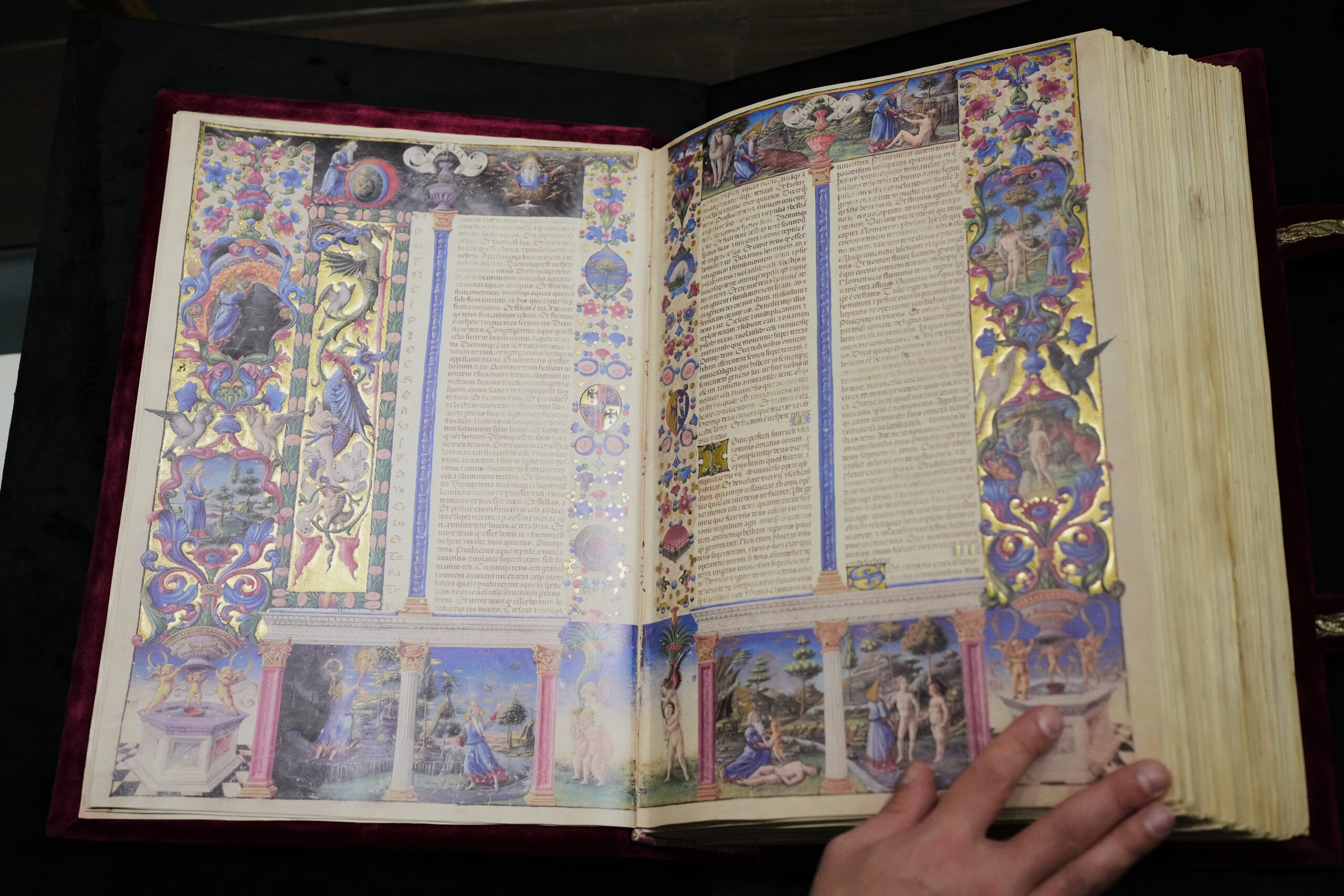 main 31 scaled Bible described as the ‘Mona Lisa of illuminated manuscripts’ goes on display in Rome