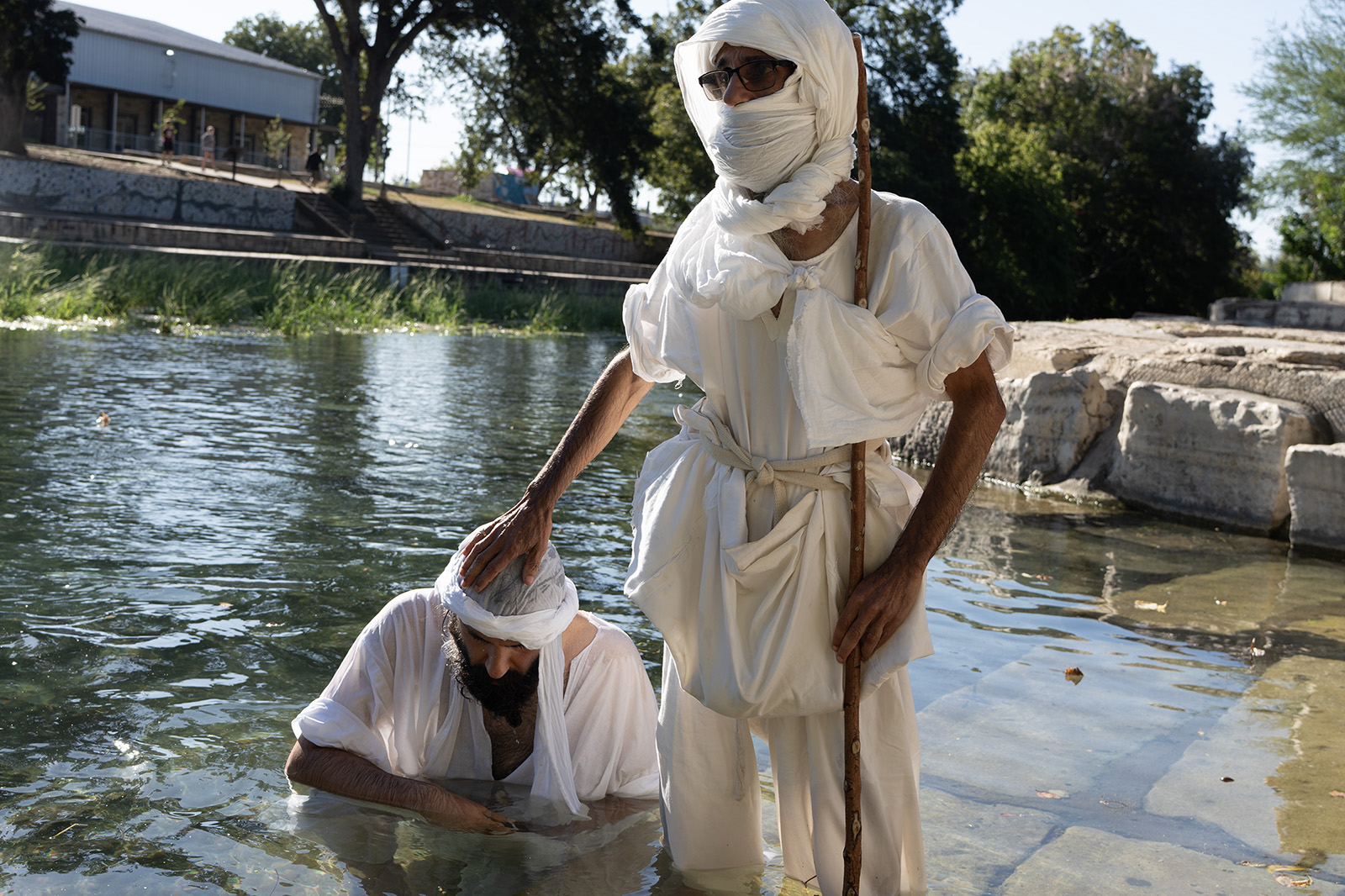 webRNS Mandeans Members of the last surviving gnostic sect prepare for the 'Little Feast' in Texas 