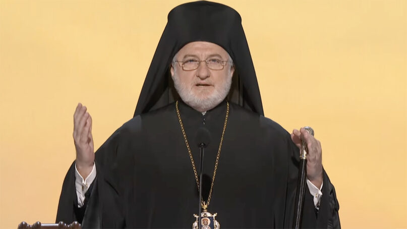 Orthodox Christian clergy call on US officials, drawing accusations of Russian influence webRNS RNC Prayers5 Orthodox Christian clergy call on US officials, drawing accusations of Russian influence