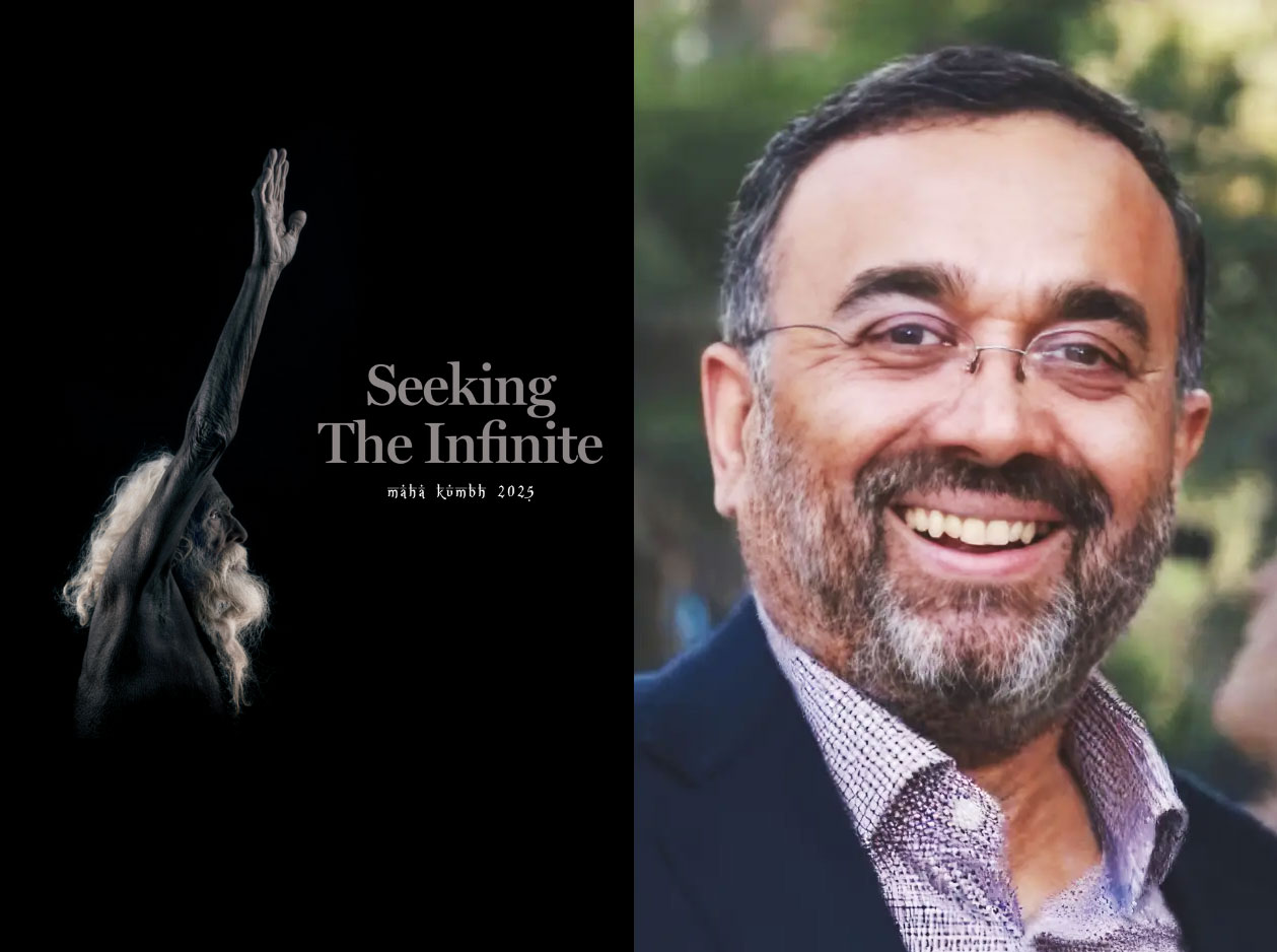 webRNS Seeking the infinite Yakub Mathew 20251128 He brought 19 guests to the Maha Kumbh. They share their spiritual experience in a new book.