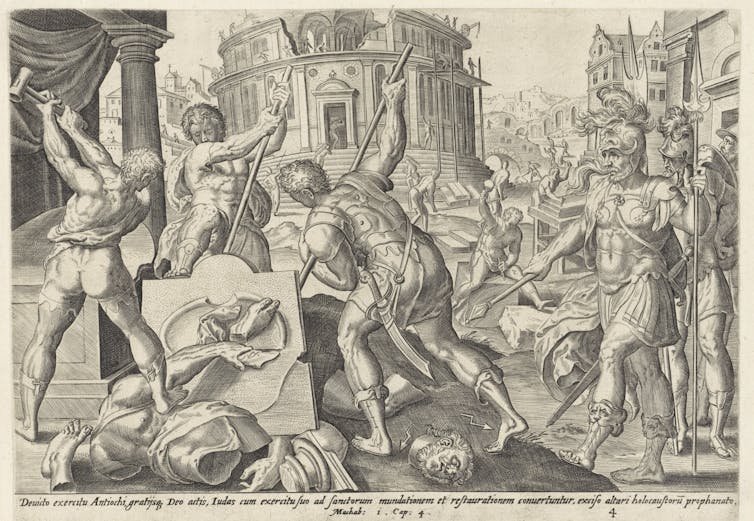 file 20251209 56 230hh6 Hanukkah celebrates both an ancient military victory and a miracle of light – modern Jews can pick from either tradition