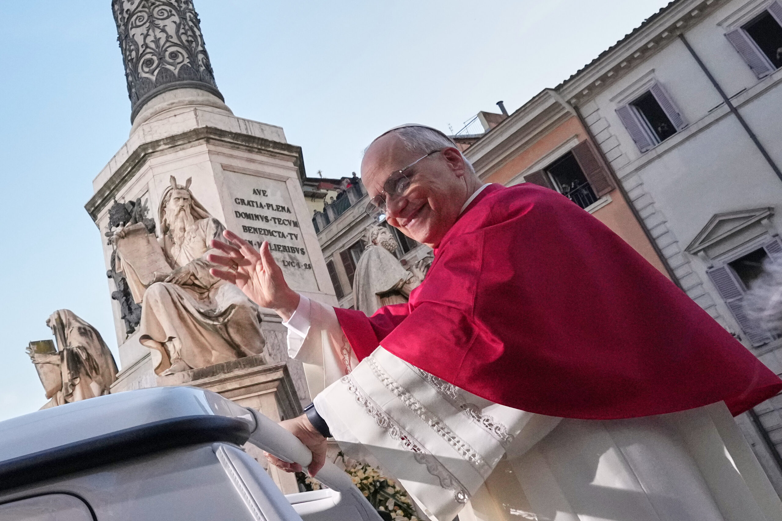 main 17 scaled Pope Leo XIV gets into Christmas spirit with prayer for peace at Spanish Steps