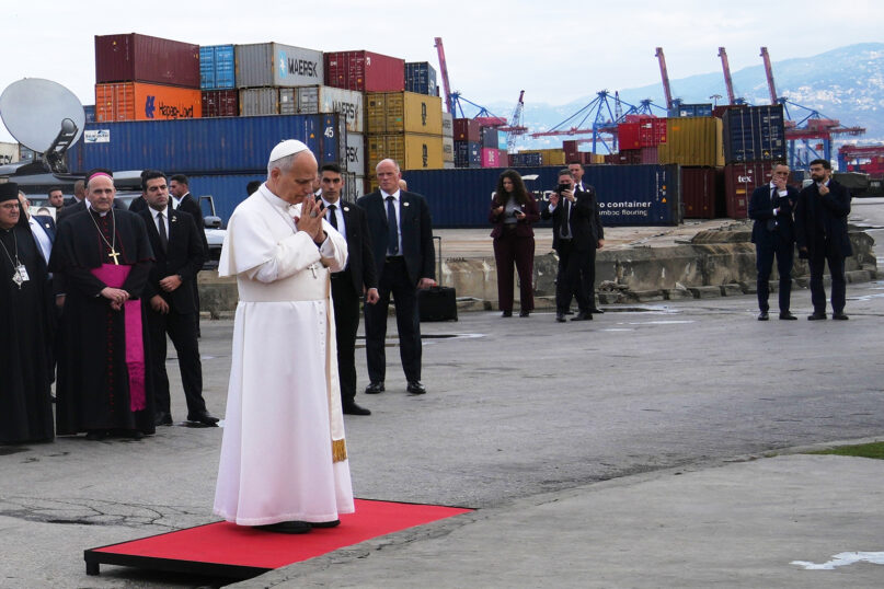 webRNS Beirut Port Prayer2 Pope Leo revives calls for truth, justice after Beirut port blast