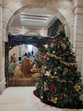 webRNS Bethlehem Holidays1 Christmas, Hanukkah festivities slowly return to Holy Land amid shaky ceasefire