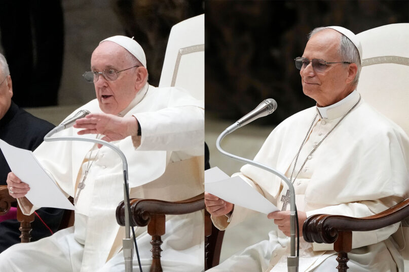 webRNS Francis Leo1 As a year of two popes ends, Catholics and the world watch as Leo takes charge