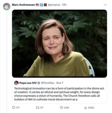 An American mathematician wants to work with the Vatican on AI webRNS Leo Andreessen1 An American mathematician wants to work with the Vatican on AI