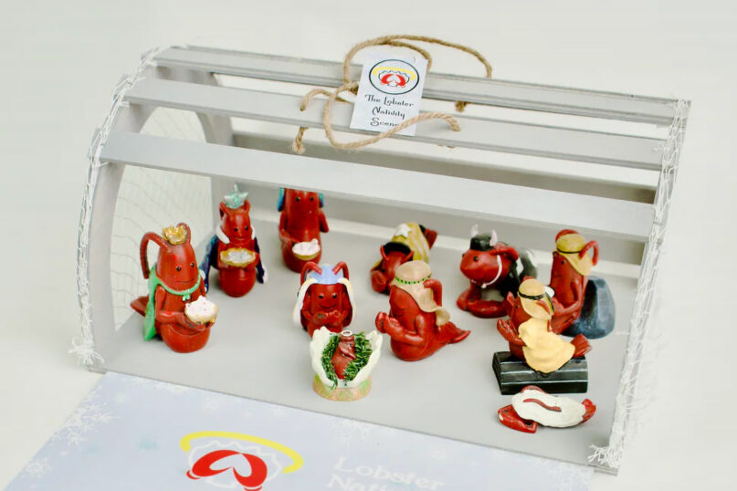Sacrilege or the most New England Nativity ever? webRNS Lobster Nativity2 Sacrilege or the most New England Nativity ever?