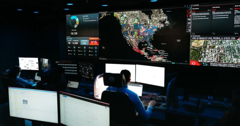 webRNS SCN command center 20251126 Behind the scenes, security protocols at synagogues have expanded dramatically