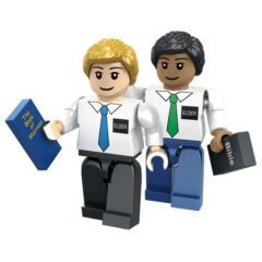 webRNS elder missionaries1 Religious-themed brick sets hold appeal for both children and adults in digital age