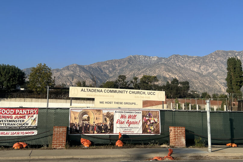 webRNS Altadena Fires2 In fire-scarred Altadena, displaced congregations remain 'in the wilderness'