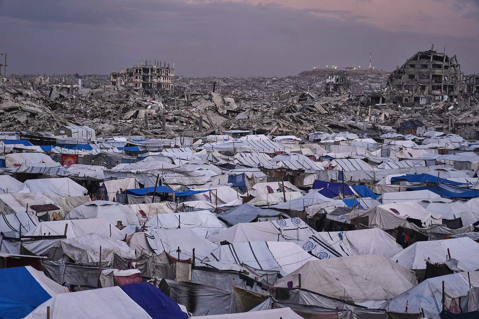 webRNS Gaza Tent Camp1 Vatican weighs Trump's Board of Peace invitation but calls for respect for international law