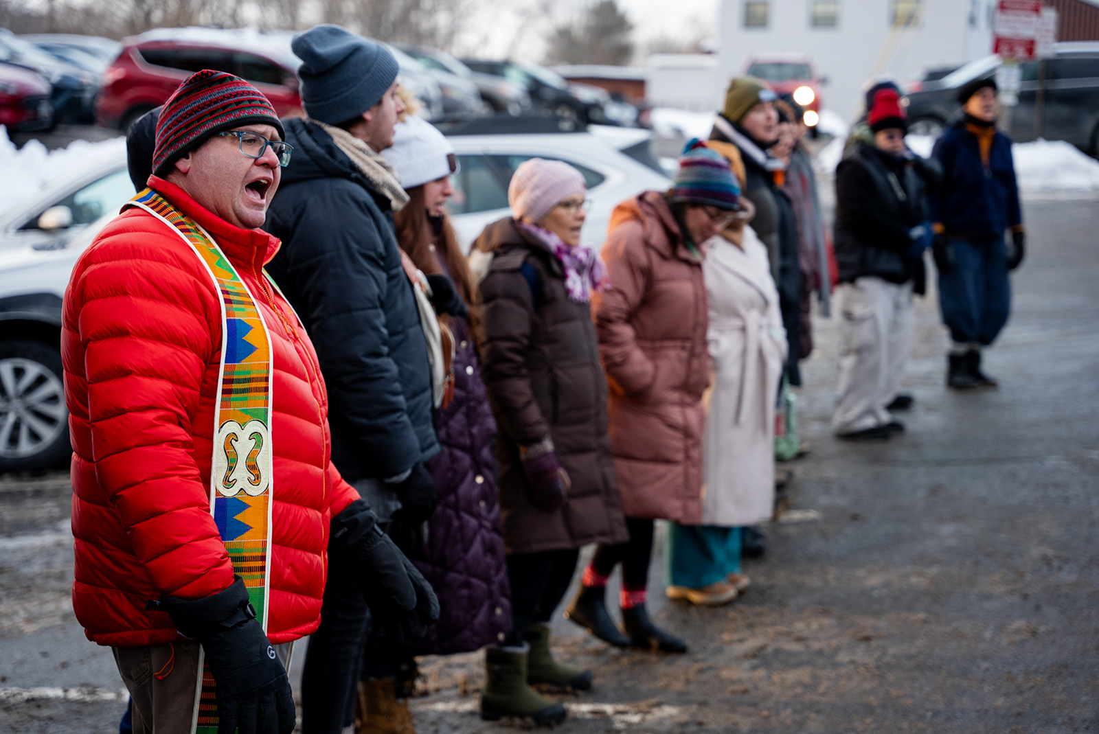 webRNS Maine ICE2 Maine clergy form spiritual 'shield' outside workplaces to protect immigrants from ICE