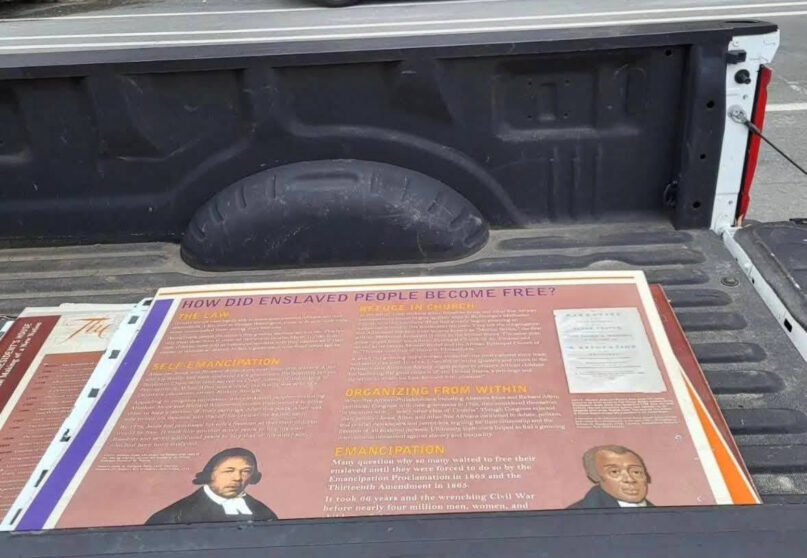 webRNS Slavery Exhibit Philadelphia4 Faith leaders criticize Trump administration's removal of Philadelphia slavery exhibit