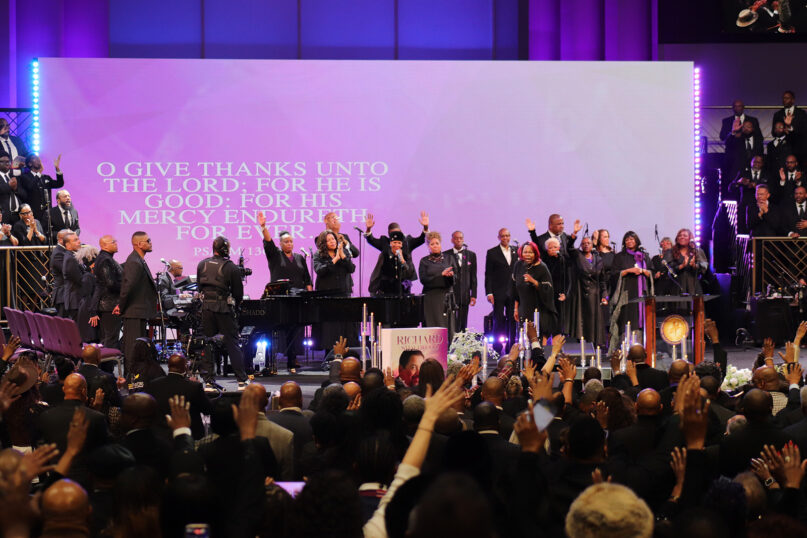 Gospel musician Richard Smallwood remembered with music-filled funeral webRNS Smallwood Funeral6 Gospel musician Richard Smallwood remembered with music-filled funeral