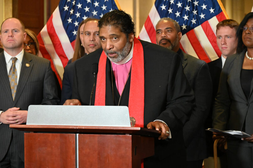 webRNS Jeffries Barber2 Catholic congressional Dems rebuke Mike Johnson's biblical defense of ICE