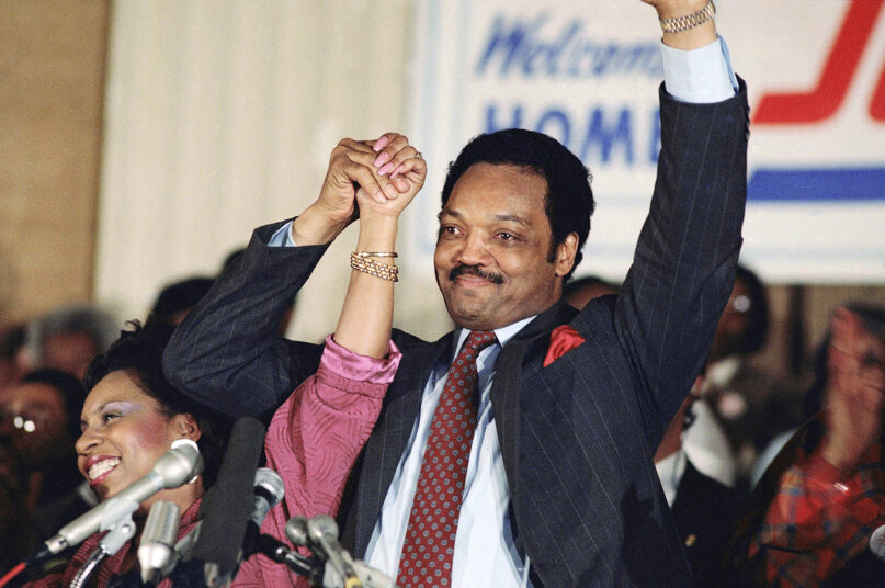 webRNS Jesse Jackson 1988 A look at Jesse Jackson's complex history with American Jews