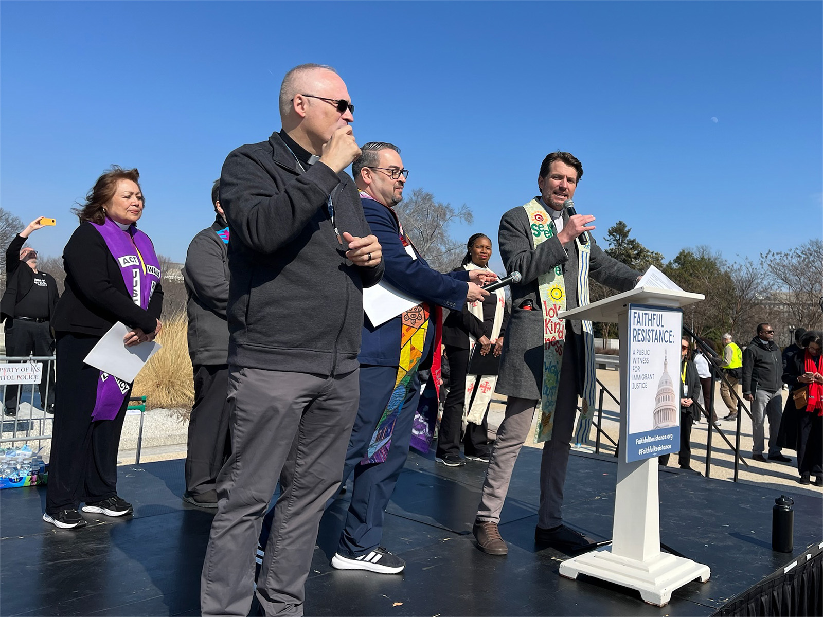 webRNS UMC Immigration5 Hundreds of United Methodists rally to dismantle ICE outside Capitol