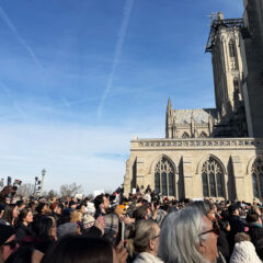 webRNS national cathedral monks 1 20260210 As Walk for Peace reaches DC, Buddhist monks share interfaith message with thousands