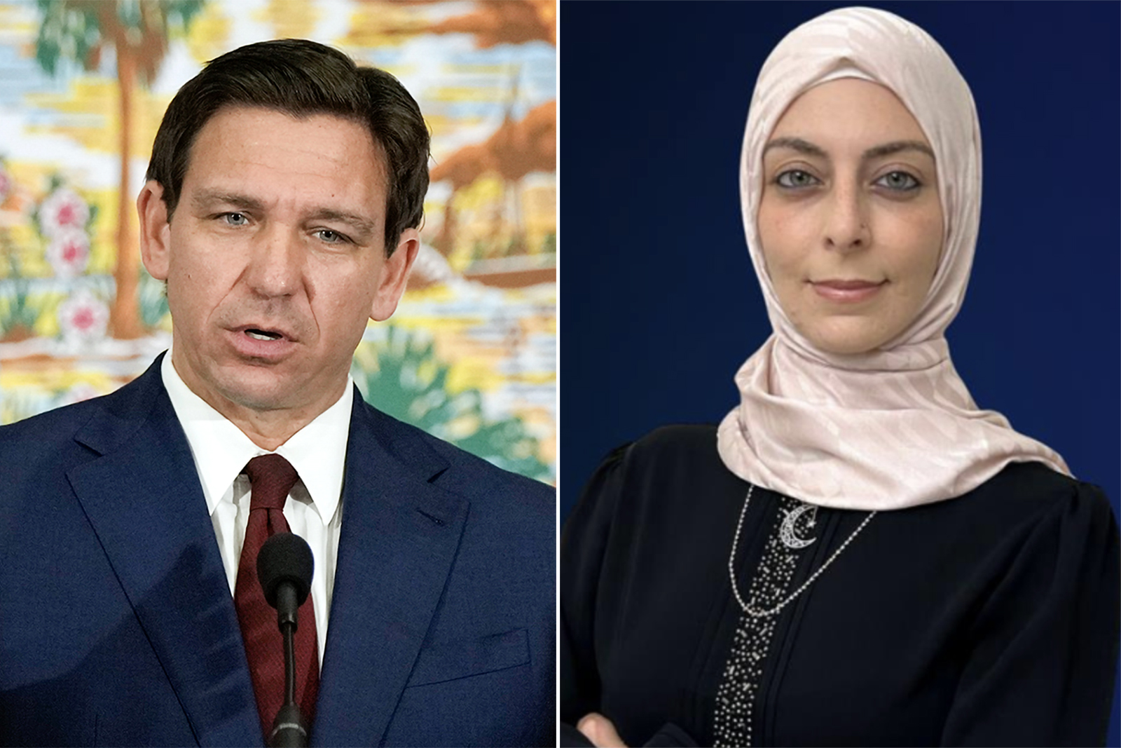 webRNS RNS Hiba Rahim Ron DeSantis2 Judge blocks DeSantis' terrorist label of Muslim group